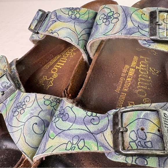 BIRKENSTOCK Papillion Jerry J. Garcia Arizona Leather Sandals Double Strap 37 6 - Picture 5 of 16